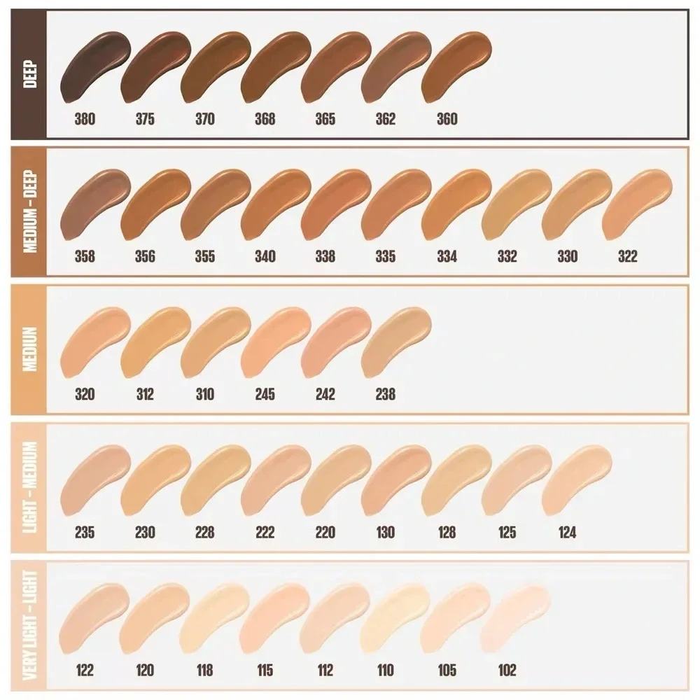 3/$12 Maybelline 322 Warm Honey Fit Me Matte + Poreless Foundation 1oz